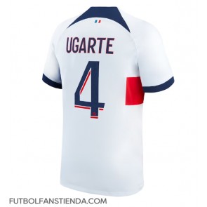 Paris Saint-Germain Manuel Ugarte #4 Segunda Equipación 2023-24 Manga Corta